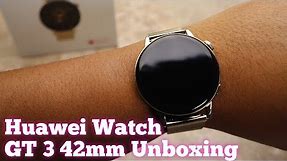 Huawei Watch GT 3 42mm Gold Unboxing