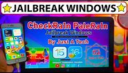 🔥✅How to Jailbreak iOS 16.6.1/15.7.9 on Windows using PaleRa1n + CheckRa1n PongoOS Jailbreak|Checkm8