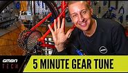 5 Minute Gear Adjust | How To Set Up Your Mountain Bike Gears Correctly