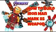 How to Build Lego Iron Man Weapons from Avengers Endgame Final Battle (Iron Man Mark 85 Weapon)