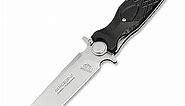 Large Flipper Assisted Opening Pocket Knife, D2 Steel Folding Knife with G10 Handle and Liner Lock, for EDC Survival Camping Hiking (White)