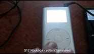 $12 Rockbox - Ipod Mini 2nd generation 4GB converted to RockBox