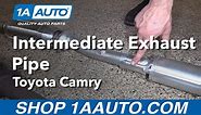 How to Replace Intermediate Exhaust Pipe 1997-2001 Toyota Camry