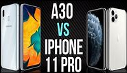 A30 vs iPhone 11 Pro (Comparativo)