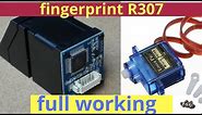 Fingerprint r307 model working proses ...|| fingerprint r307 with arduino .... @#