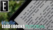 How to load ebooks on the Kindle e-reader 2022 | Tutorial
