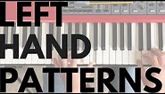 Three Left Hand Patterns You Need To Know || Piano Questions Answered