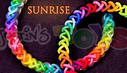 How to Make a Sunrise #justinstoyshybrid Rainbow Loom Bracelet Tutorial