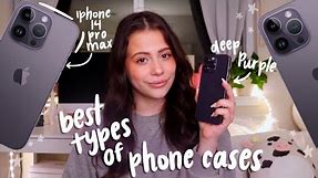 Top 5 Types of Phone Cases for the Deep Purple iPhone 14 Pro Max *IN MY OPINION* ⋆˚☆˖°💜