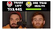 1 GOD TOAD VS 1,000,000 TOADS REACTION #toad #supermario #bowser #funny #react #battle | Wentworth Bros