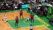 LeBron James' MONSTER alley-oop slam vs Celtics!