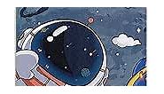 for iPhone 7 Plus / 8 Plus Cute Case, Cool Cartoon Astronaut Planet Moon Space Design Stylish Soft TPU Bumper Shockproof Anti-Slip Protector Case (iPhone 7 Plus / 8 Plus, White Moon)