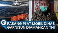 Pasang Plat Nomor Dinas Garnisun di Mobil Pribadi, Warga Surabaya Diamankan TNI