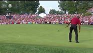 Nothing quite like a good Tiger fist pump. - PGA Championship