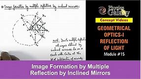 Class 12 Physics | Reflection of Light | #15 Image Formation by Multiple Reflection |For JEE & NEET