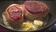 Pan-seared Bacon-wrapped Filet Mignon - Bruce Holley