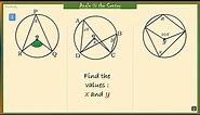 Circle Theorems: Angle at Center (EXAMPLE PRACTICE QUESTIONS)