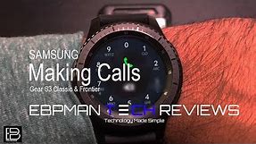 Samsung Gear S3 Frontier LTE: Everything you need to know about making phone calls