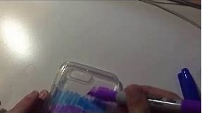 How to freehand a DIY iPhone case with sharpie