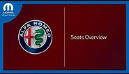 Seats Overview | How To | 2022 Alfa Romeo Giulia & Stelvio