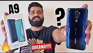 Oppo A9 2020 Unboxing & First Look - The Battery Monster | Giveaway 🔥🔥🔥