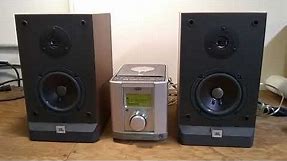 JVC Micro Stereo FS-2000 Repair [CD Door Repair] and Speaker Tests