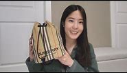 BURBERRY NYLON POUCH 1-YEAR UPDATE | Wear and tear + crossbody strap update