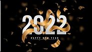 2022 Happy New Year Design || Background || ribbon design || Adobe Illustrator Tutorial