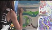 Painting With Acrylics : How to Use Acrylic Paint on Canvas