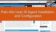 Palo Alto User ID Agent Installation and Configuration