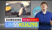 SAMSUNG UN55KU6290 6-Series 4K UHD Smart TV// FULL SPECS REVIEW #SamsungTv
