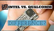 Intel vs Qualcomm Logic Boards iPhone X