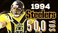 Vintage Steelers Unleash Epic Offense in Rarely-Seen Throwback Uniforms vs Colts | 1994