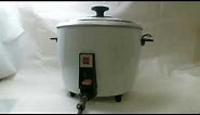 Vintage 1960s National Rice Cooker, How to Cook Rice