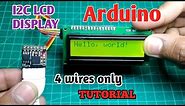 I2C LCD with Arduino | convert a SPI LCD to I2C with PCF8574