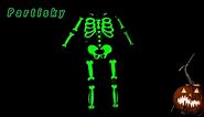 Halloween Skeleton Glow-in-The Dark Costume for kids