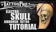 Tattoo Pro Stencils: Electro Skull Tutorial