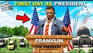GTA 5 : Franklin's First Day As A President In Los Santos GTA 5 !