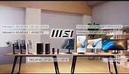 Latest Business All-in-one PCs, Desktops, and Monitors | Product Launch Event 2022 | MSI