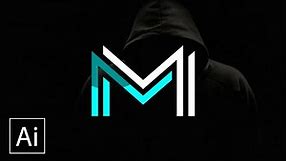 Logo Design in Illustrator cc : Learn how to create MM logo design