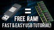 Add More RAM To Your Computer Using This SIMPLE TRICK! | USB RAM - InfoCannon