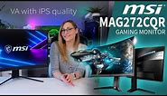 Surprisingly Good! - MSI Optix MAG272CQR Monitor Review (27", 1440p, 165Hz, Curved)
