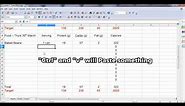 Calorie Counting in Excel - Tutorial