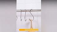 Myfolrena 20-Pack S Hooks for Hanging, 3.4 Inch Metal S Shaped Hook Heavy Duty
