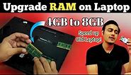 How to Upgrade Ram on Laptop - 4GB to 8GB Ram Upgrade | Dell Inspiron 15 3000 series (3542)