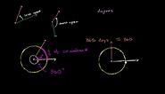 Angle measurement & circle arcs