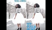 Make-It-Your-Own: Tulle Skirt (No-Sew Method)