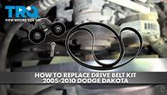How to Replace Drive Belt Kit 2005-2010 Dodge Dakota