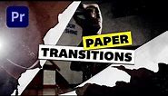 Paper Rip Matte Transitions and Texture in Adobe Premiere Pro