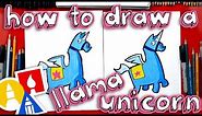 How To Draw Fortnite Unicorn Llama